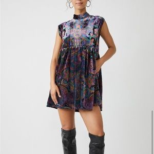 Free people all time velvet dress